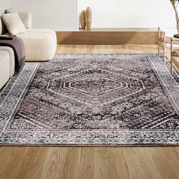 Boho Cottage Medallion Area Rug